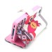 Pouzdro iPhone 4/ 4S kožené Pink Owl - SKLADEM